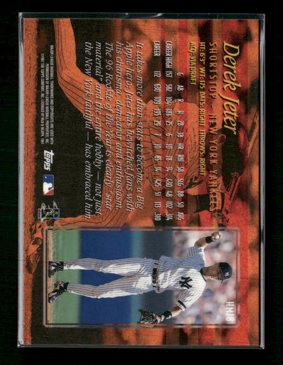 1997 Topps Hobby Masters Derek Jeter #HM18