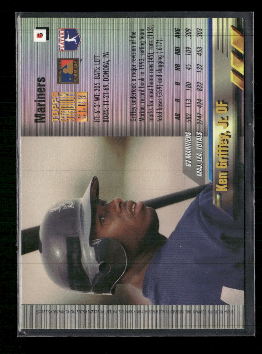 1994 Stadium Club Finest Ken Griffey, Jr. #5