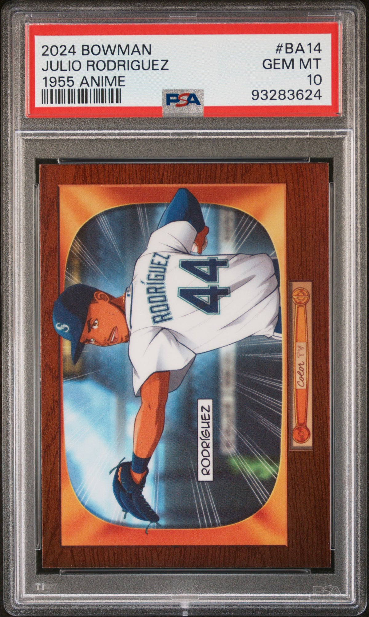 2024 Bowman 1955 Bowman Anime Julio Rodriguez 10 PSA #BA14