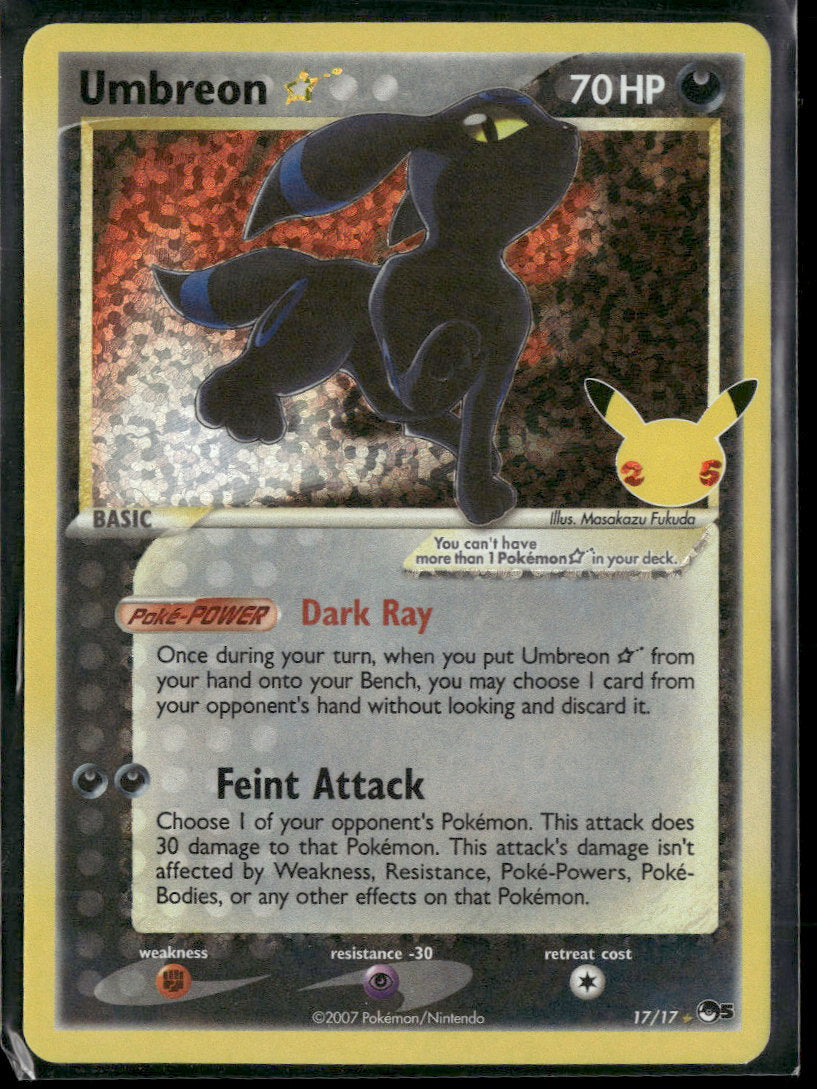 Celebrations: Classic Collection Umbreon Star #17/17