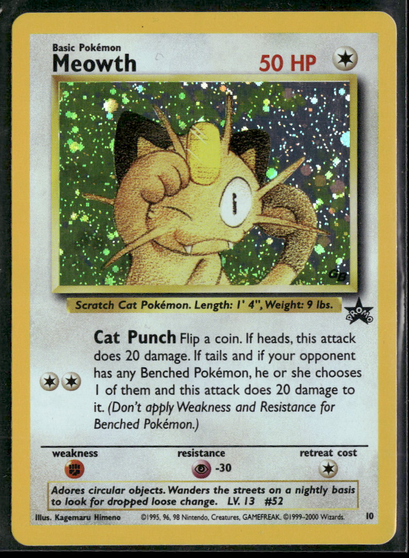 WoTC Promo Meowth #10/53