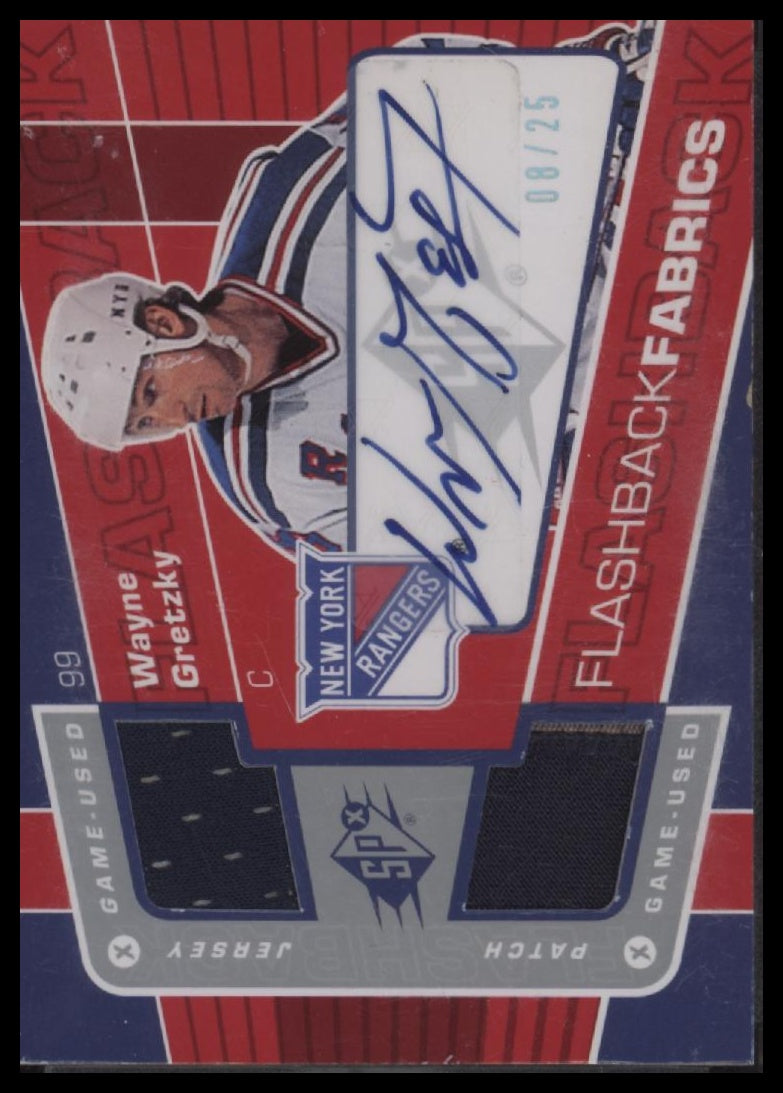 2007-08 SPx Wayne Gretzky AU #150
