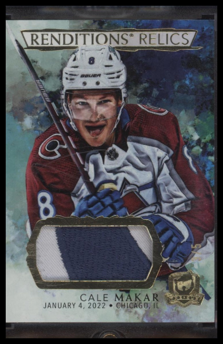2021-22 Upper Deck The Cup Rendition Relics Cale Makar #RR-MA