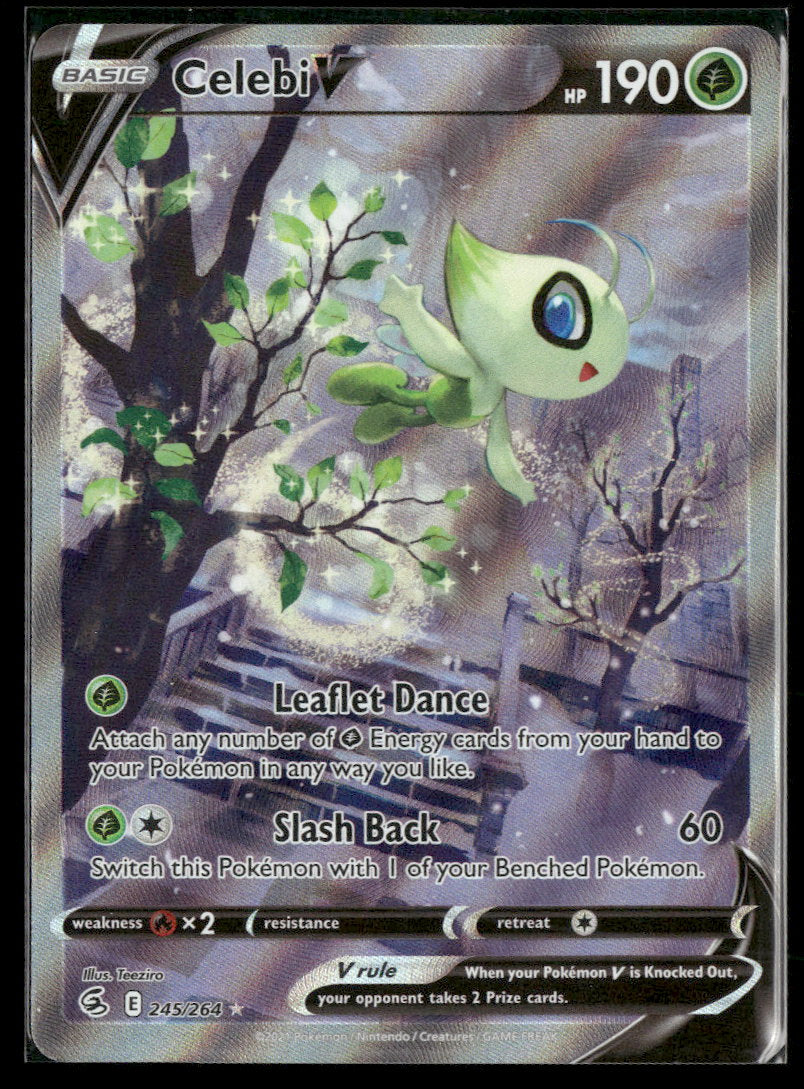 SWSH08: Fusion Strike Celebi V (Alternate Full Art) #245/264