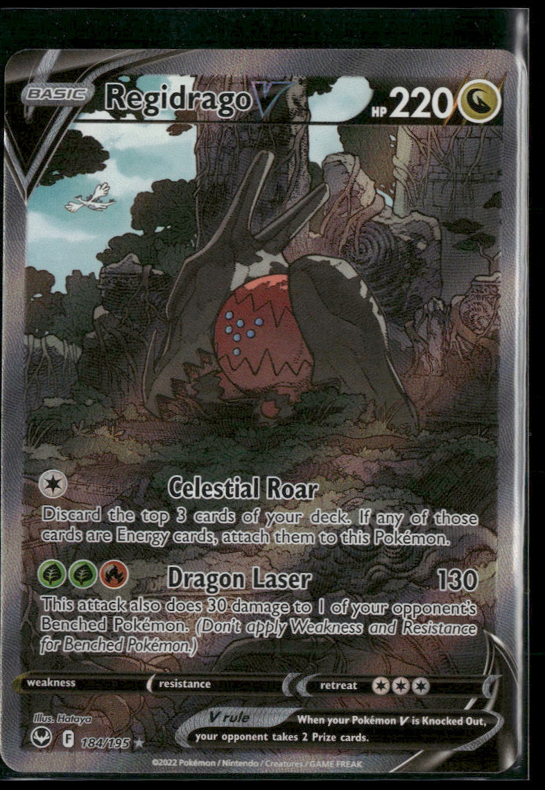SWSH12: Silver Tempest Regidrago V (Alternate Full Art) #184/195