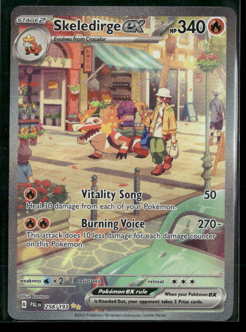SV02: Paldea Evolved Skeledirge ex #258/193