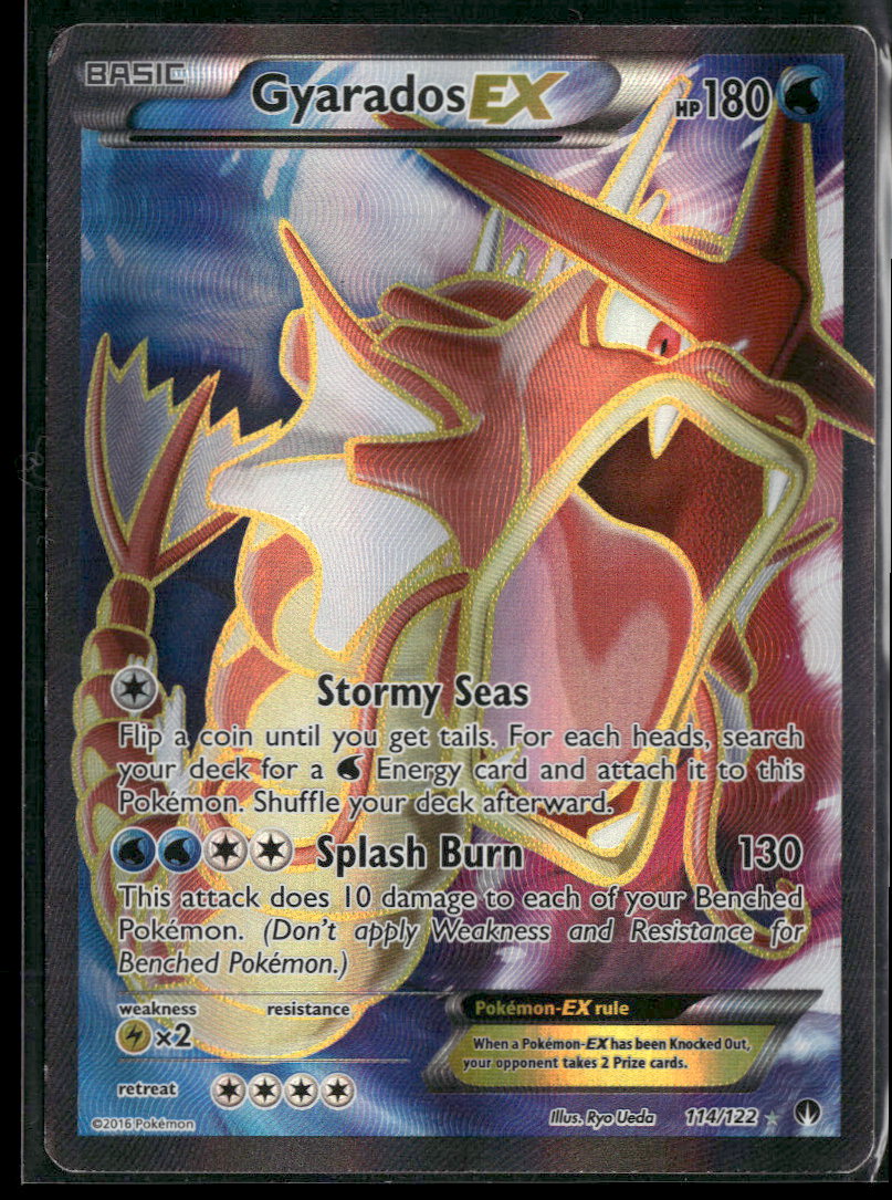 XY - BREAKpoint Gyarados EX (Full Art) #114/122