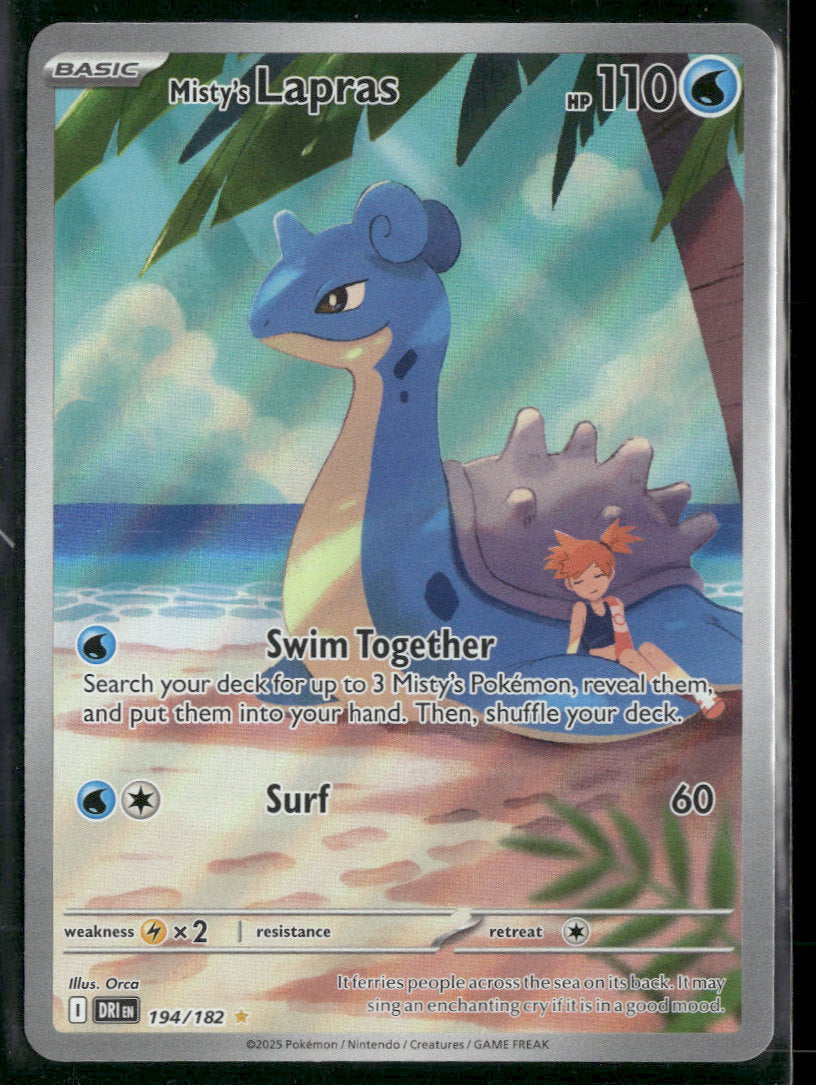 SV10: Destined Rivals Misty's Lapras #194/182