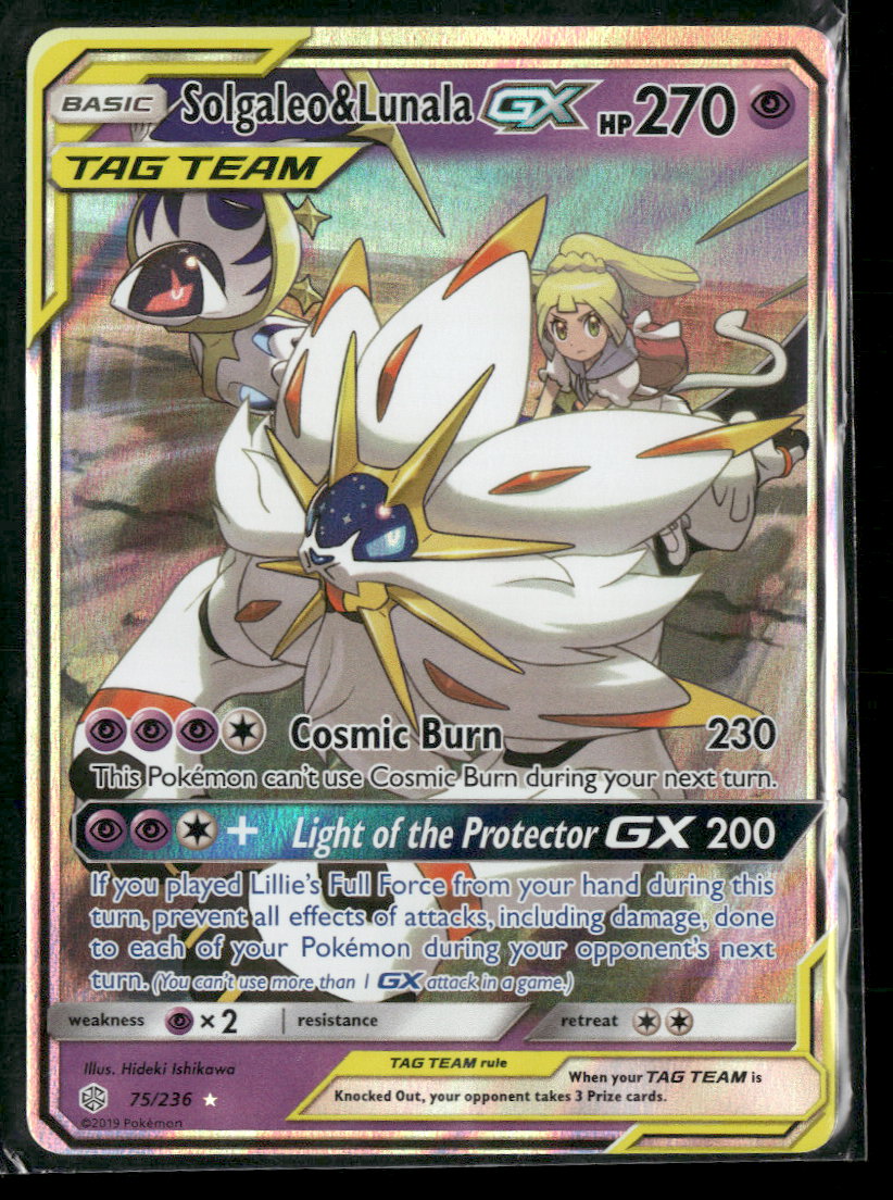 SM - Cosmic Eclipse Solgaleo & Lunala GX #75/236