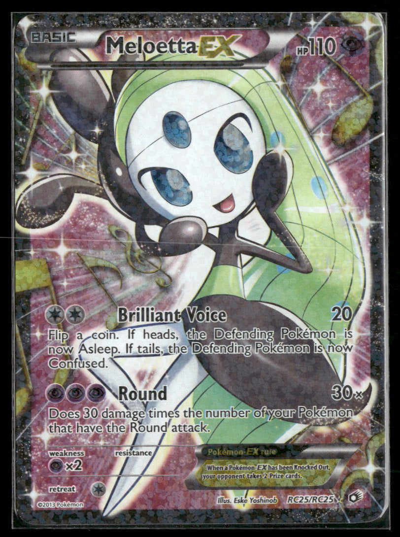 Legendary Treasures: Radiant Collection Meloetta EX (Full Art) #RC25/RC25