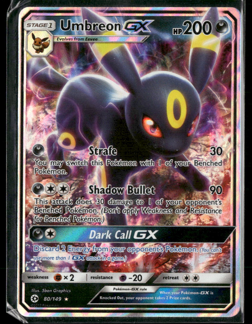 SM Base Set Umbreon GX #80/149