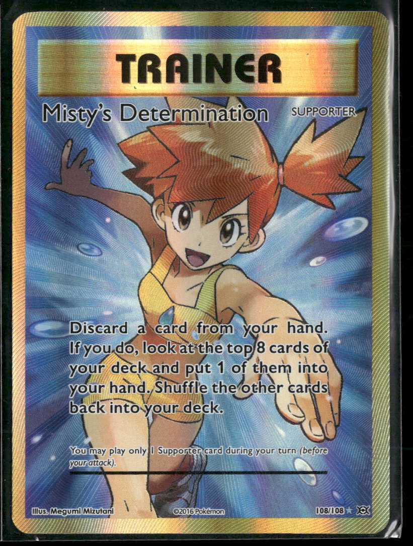 XY - Evolutions Misty's Determination (Full Art) #108/108