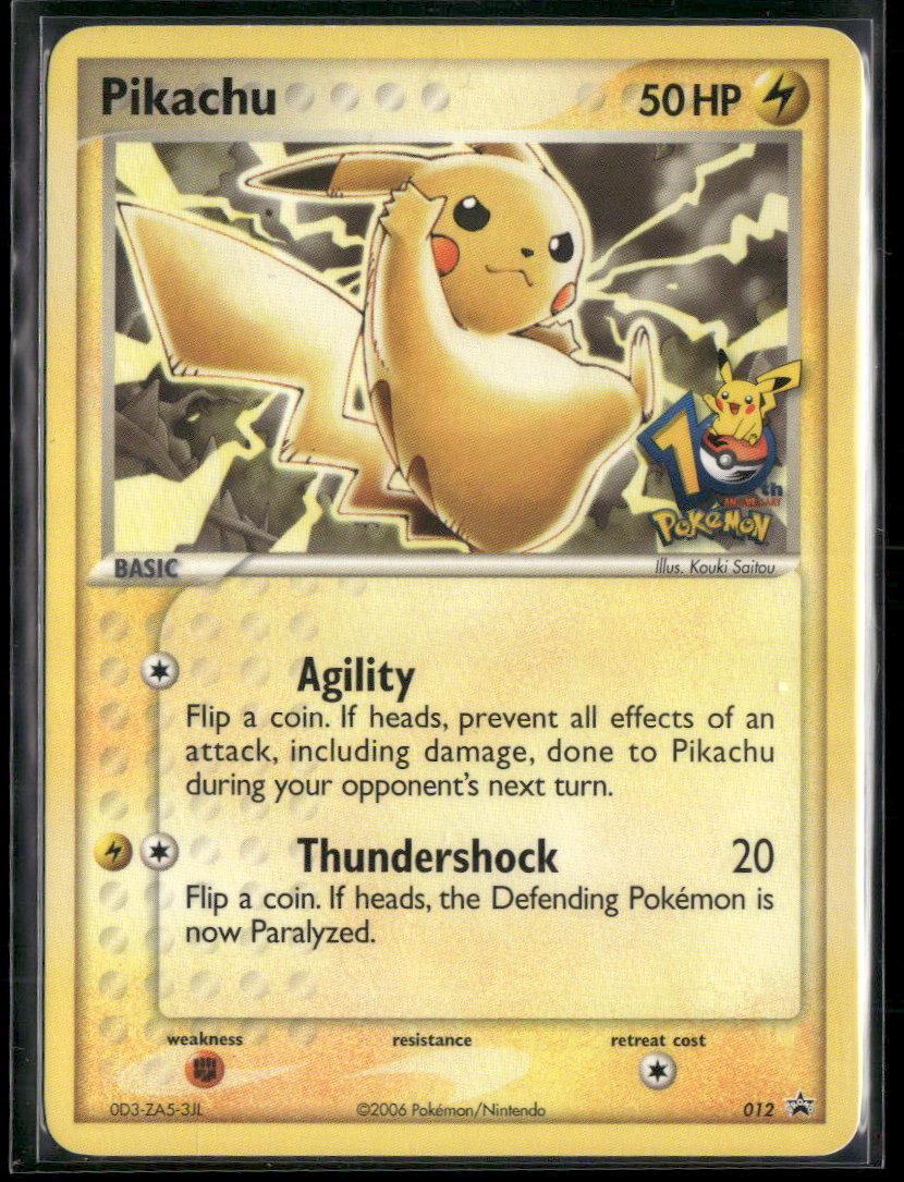 Miscellaneous Cards & Products Pikachu #012