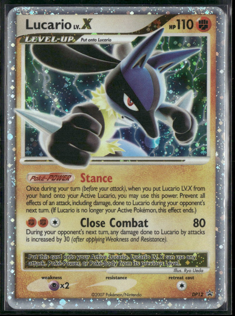 Diamond and Pearl Promos Lucario LV.X #DP12