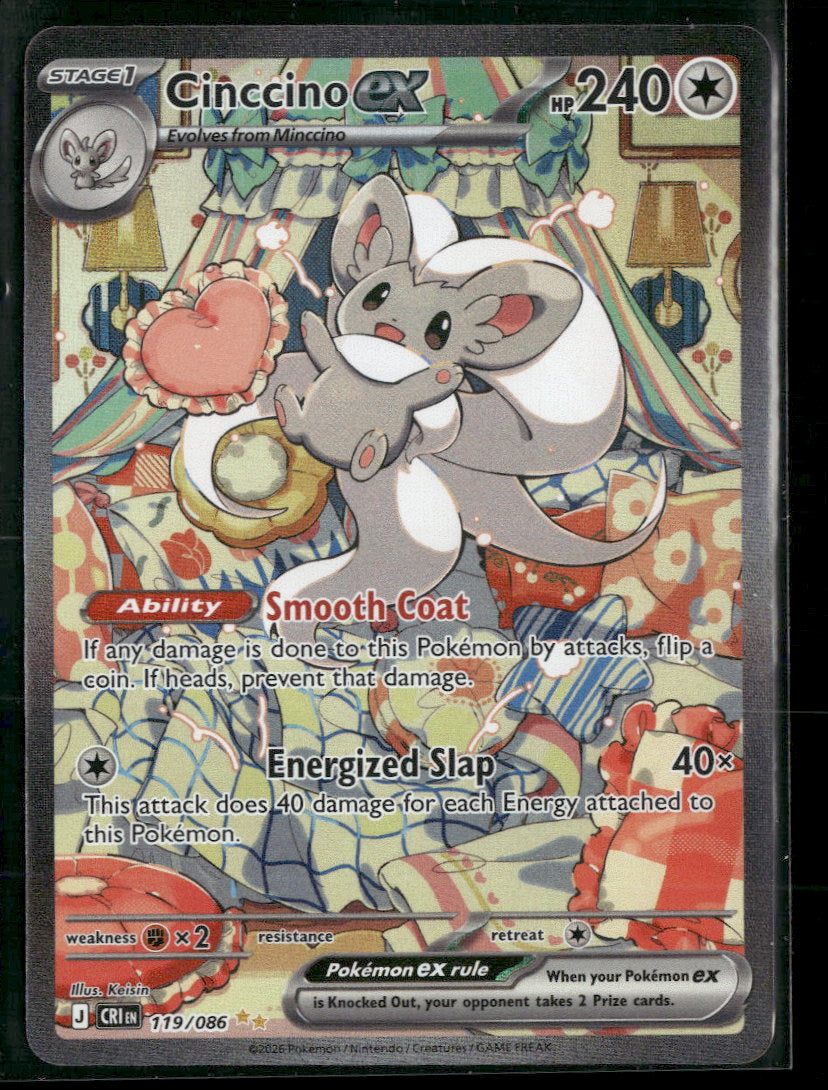 ME04: Chaos Rising Cinccino ex #119/086