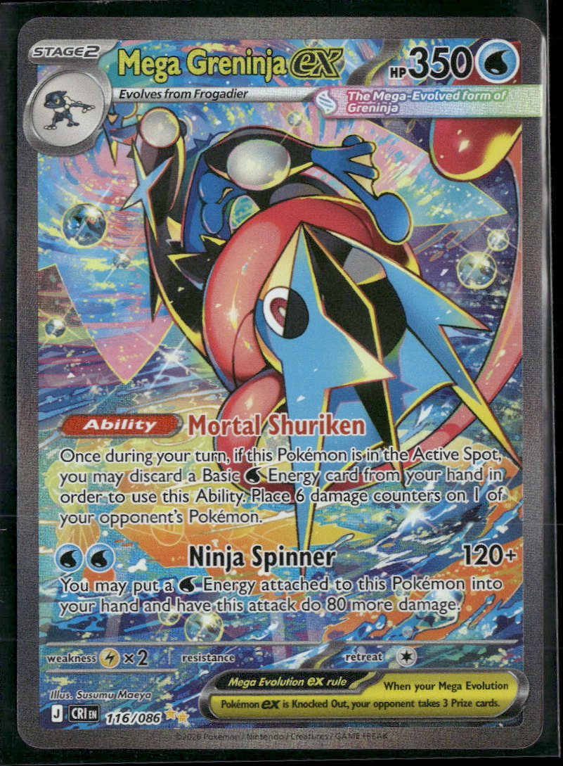 ME04: Chaos Rising Mega Greninja ex #116/086