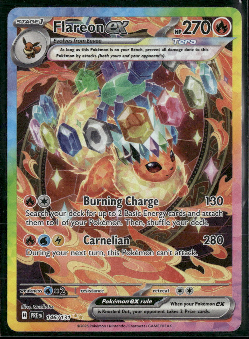 SV: Prismatic Evolutions Flareon ex #146/131