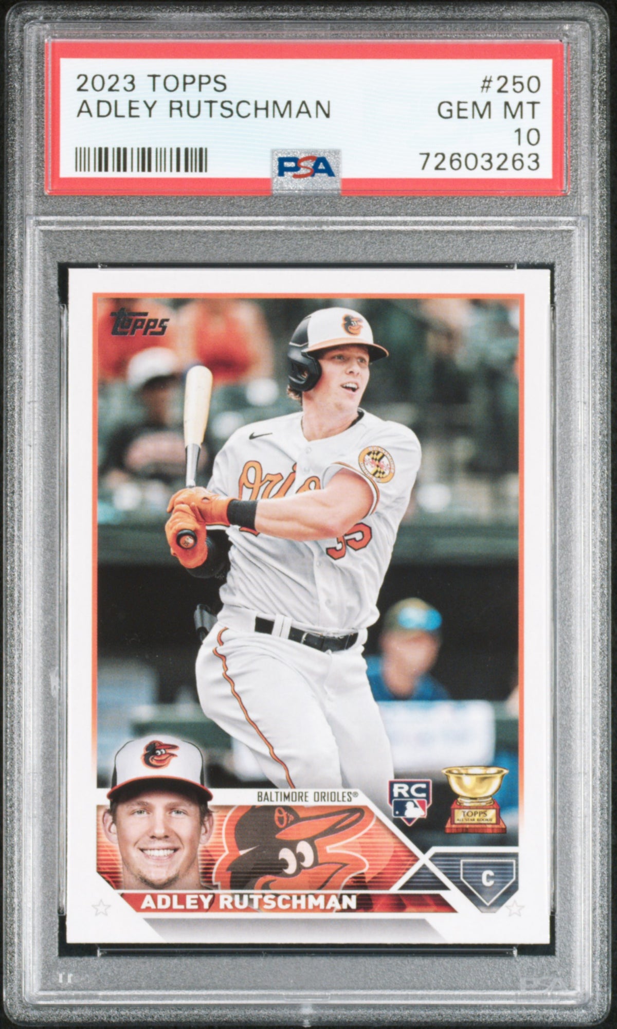 2023 Topps Adley Rutschman 10 PSA #250