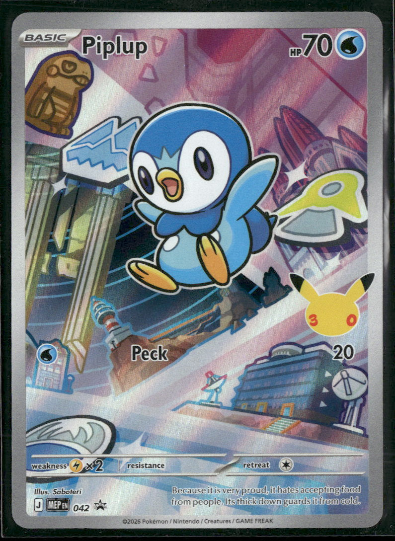 ME: Mega Evolution Promo Piplup #042