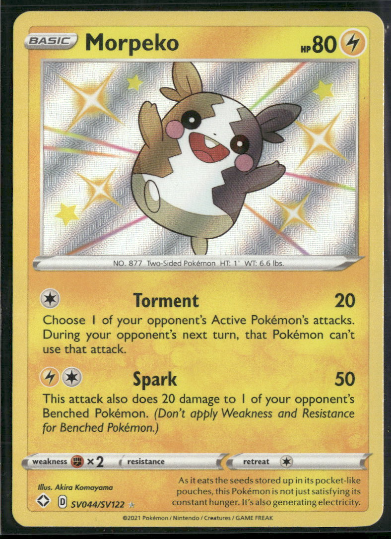 Shining Fates: Shiny Vault Morpeko #SV044/SV122