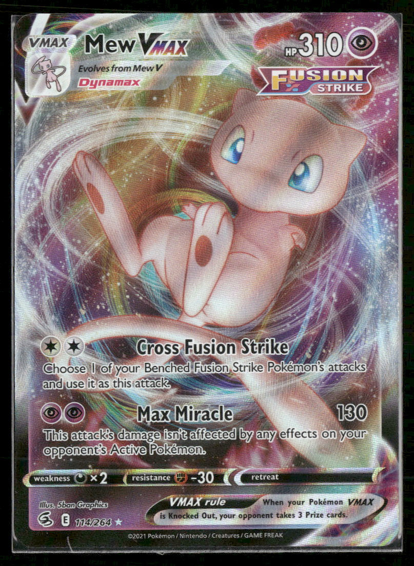 SWSH08: Fusion Strike Mew VMAX #114/264