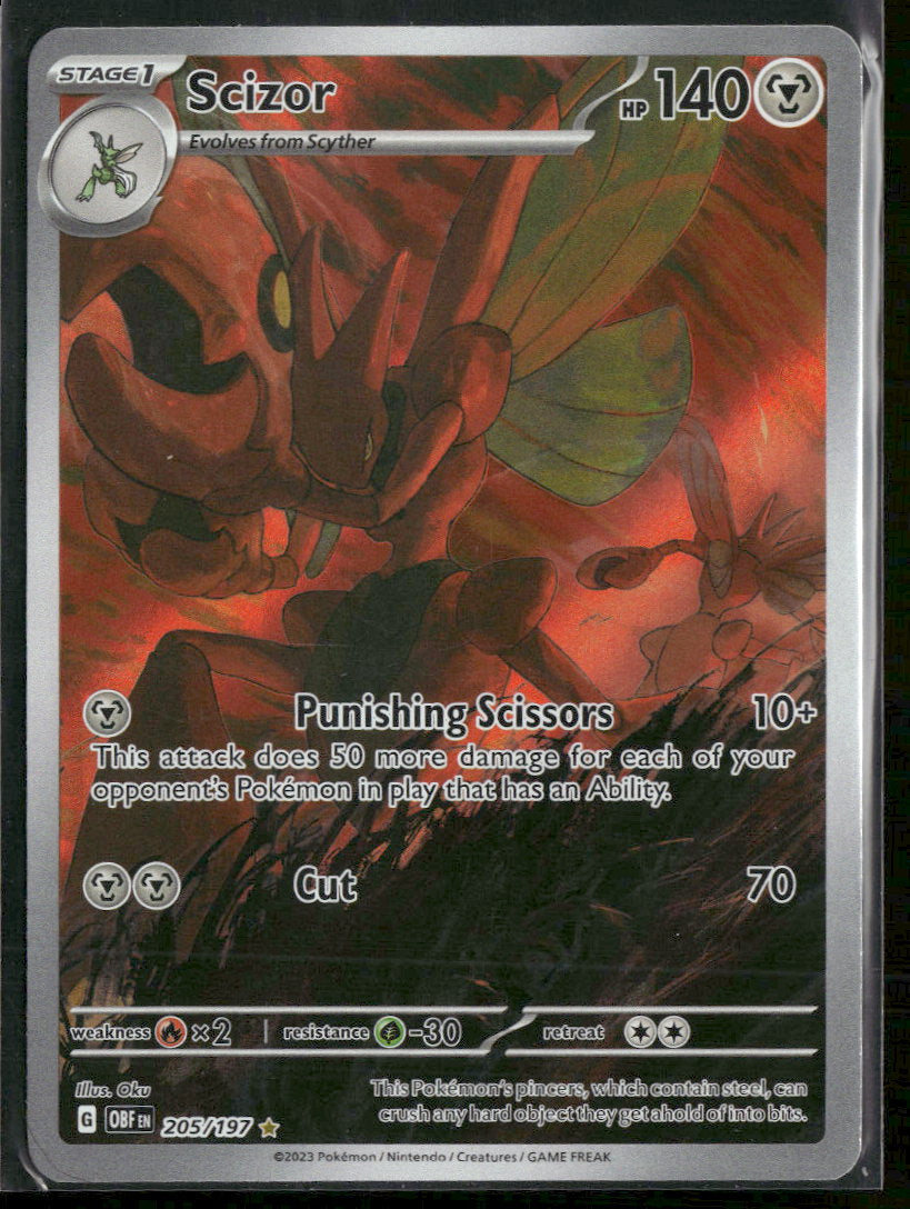 SV03: Obsidian Flames Scizor #205/197