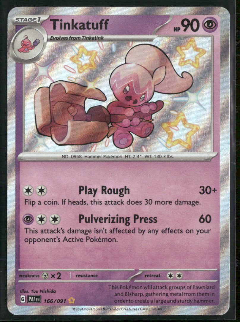 SV: Paldean Fates Tinkatuff #166/091