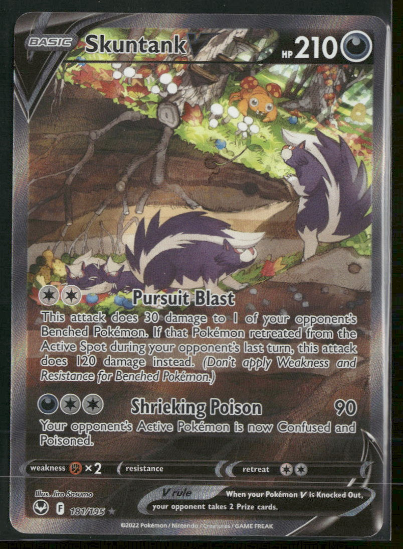 SWSH12: Silver Tempest Skuntank V (Alternate Full Art) #181/195