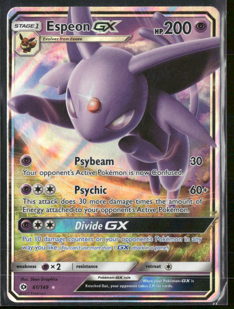 SM Base Set Espeon GX #61/149
