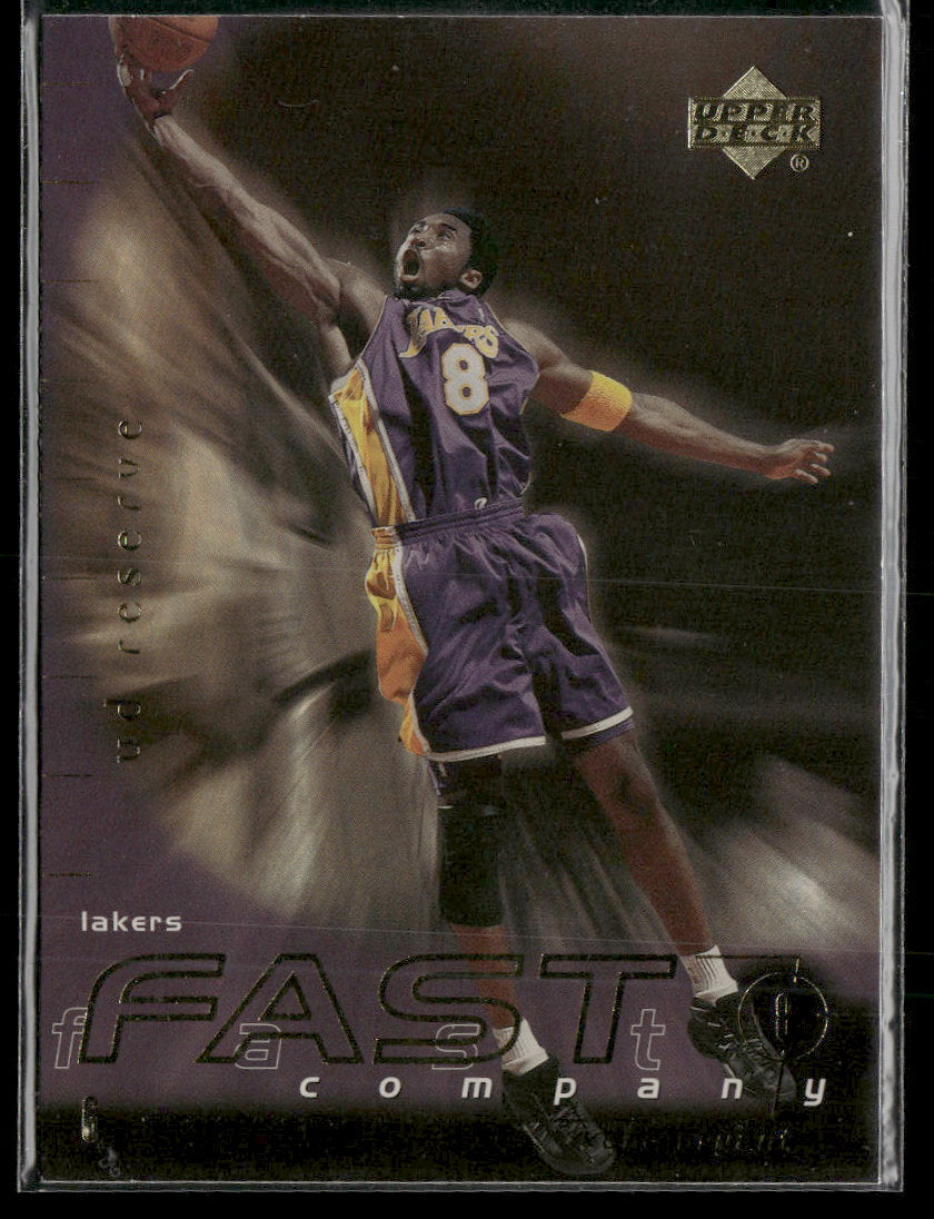 2000-01 UD Reserve Fast Company Kobe Bryant #FC2