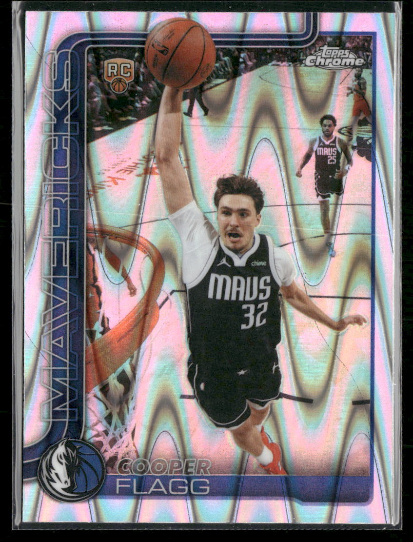 2025-26 Topps Chrome Update RayWave Refractor Cooper Flagg RC #151