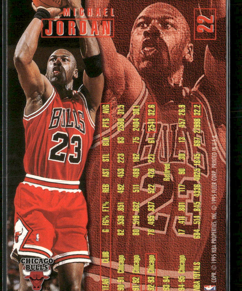 1995-96 Fleer Michael Jordan #22