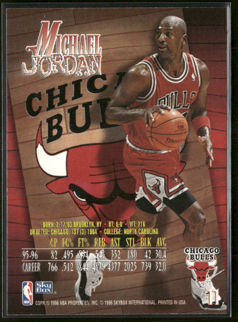 1996-97 SkyBox Z-Force Michael Jordan #11