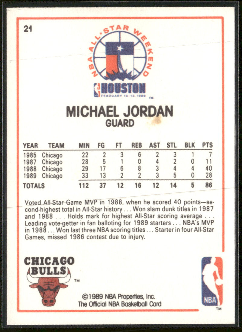 1989-90 Hoops Michael Jordan #21