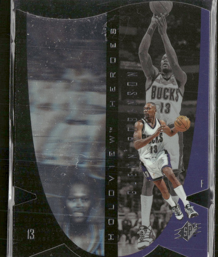 1997 SPx Holoview Heroes Glenn Robinson #H19