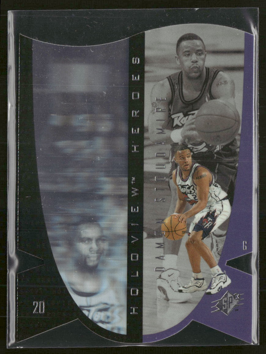 1997 SPx Holoview Heroes Damon Stoudamire #H17