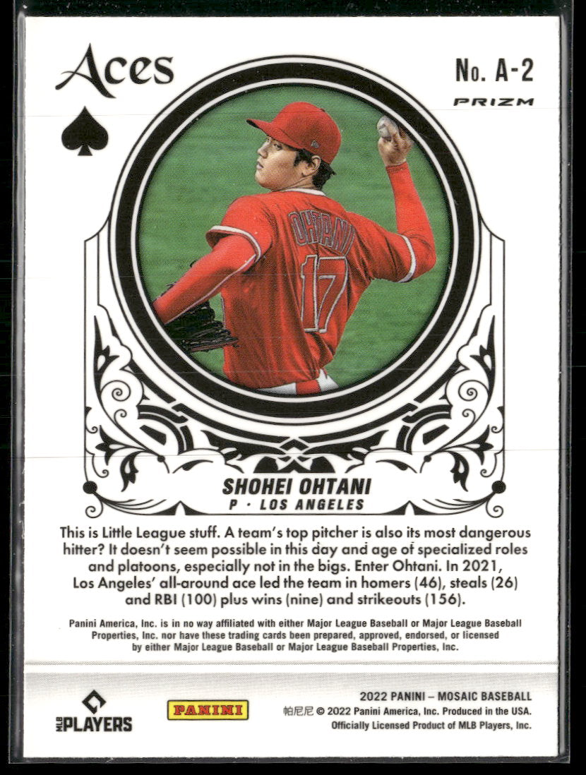 2022 Panini Mosaic Aces Mosaic Shohei Ohtani #A-2
