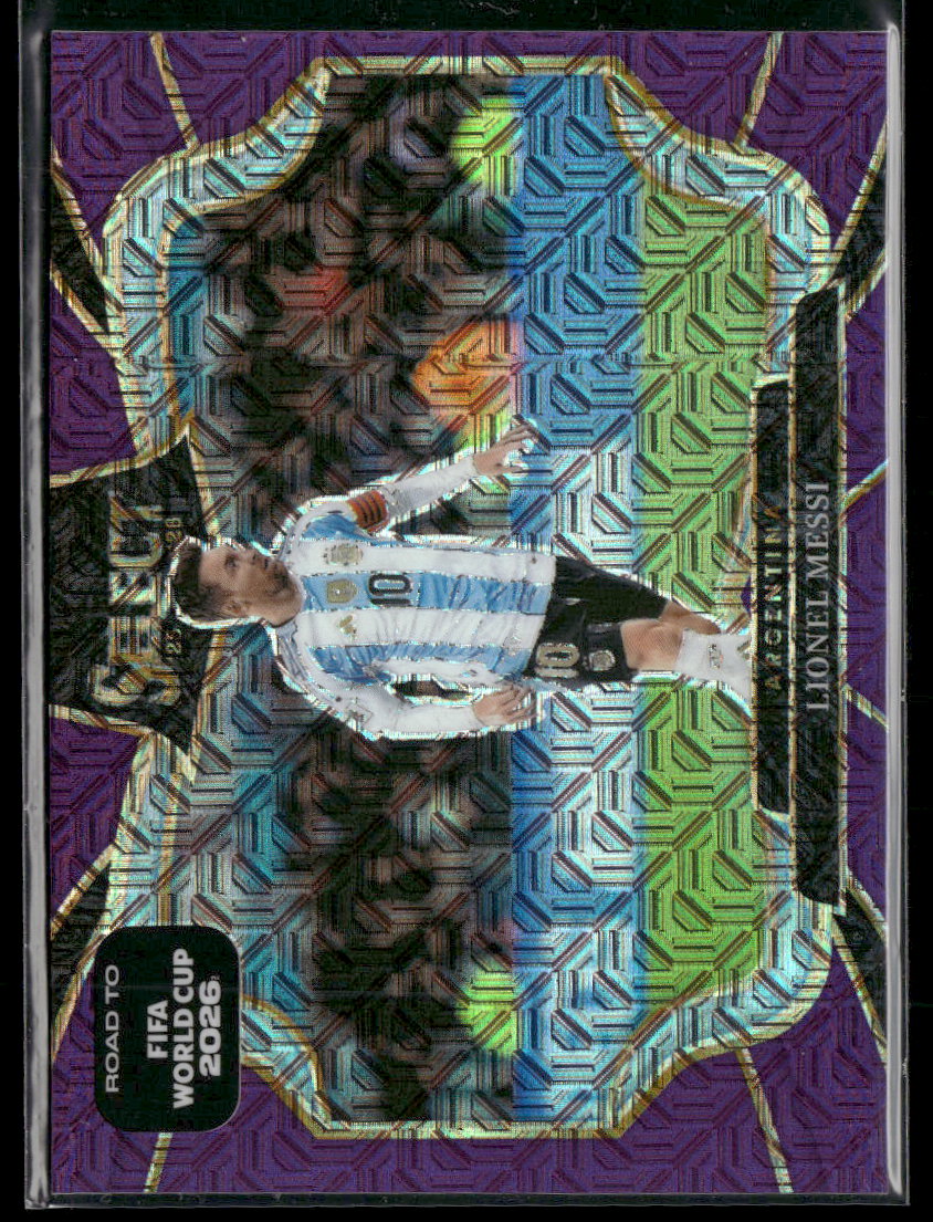 2025-26 Panini Select Road to FIFA World Cup Purple Mojo Lionel Messi #210