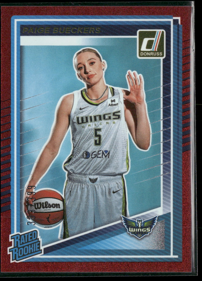 2025 Donruss WNBA Red Shimmer Paige Bueckers #/399 #86
