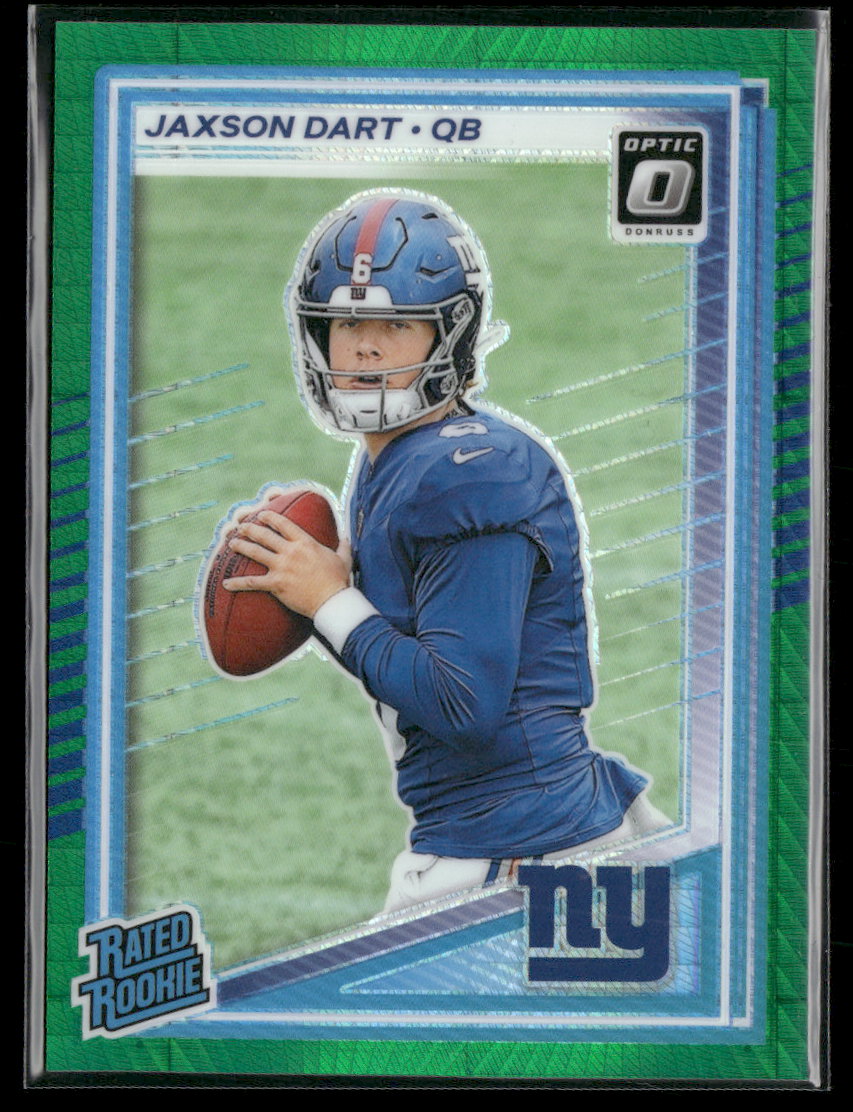 2025 Donruss Optic Green Hyper Jaxson Dart RC #273