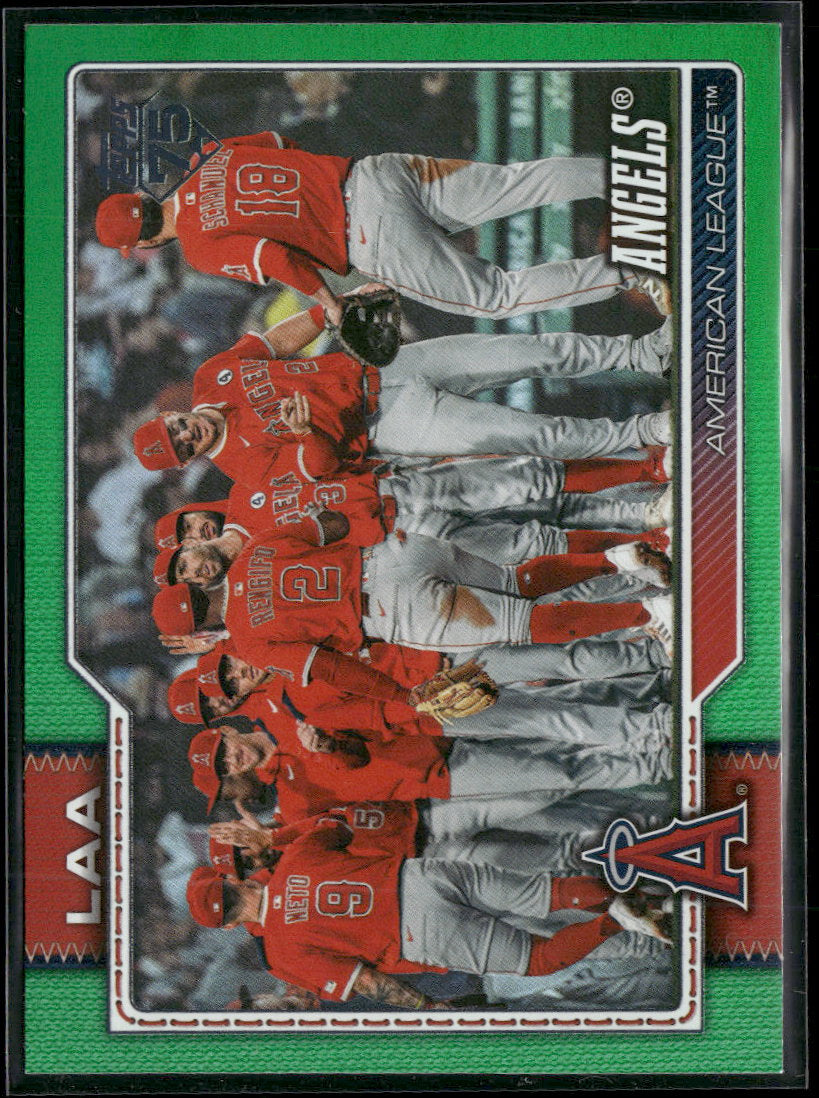 2026 Topps Green Holo Foil Angels #/99 #476