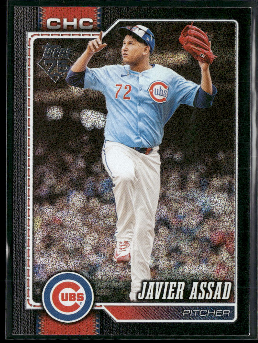 2026 Topps Black Sandglitter Javier Assad #/10 #535