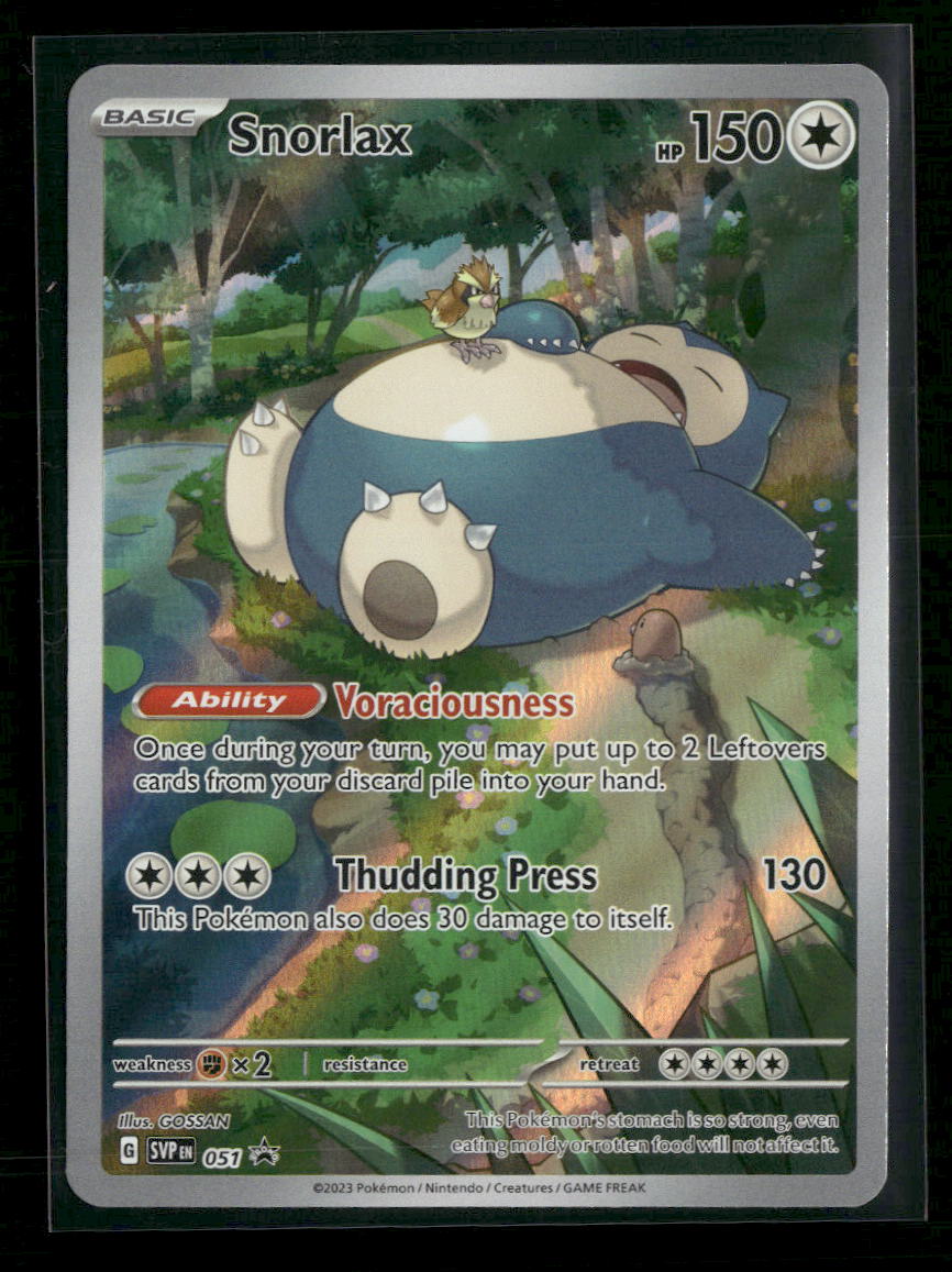 SV: Scarlet & Violet Promo Cards Snorlax #051