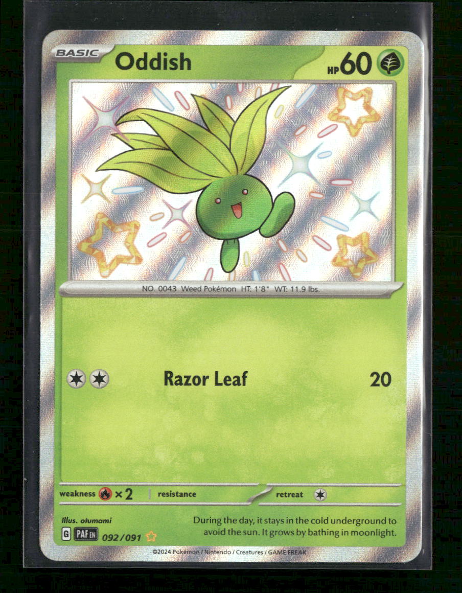 SV: Paldean Fates Oddish #092/091