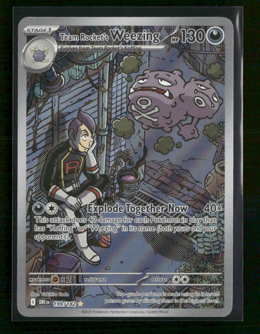 SV10: Destined Rivals Team Rocket's Weezing #199/182