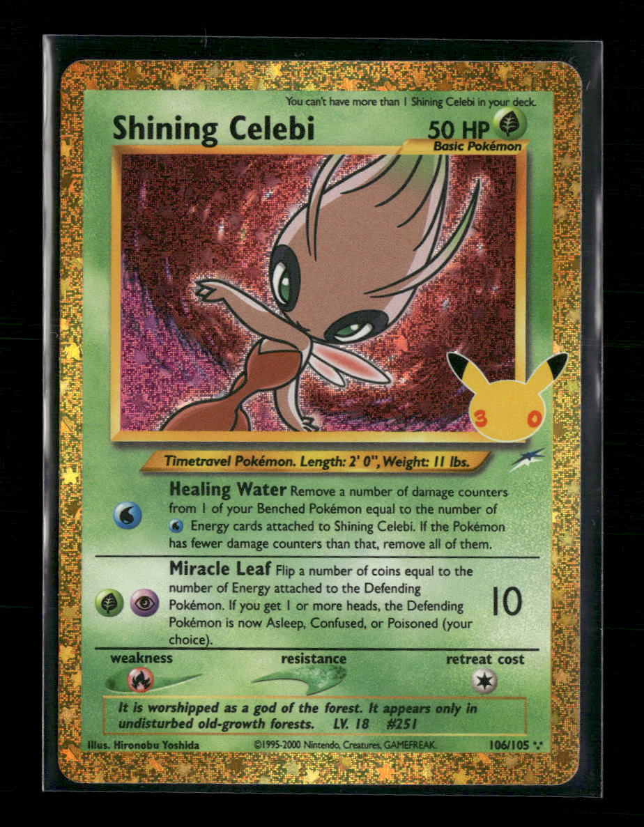 ME: 30th Celebration Classic Collection Shining Celebi #106/105