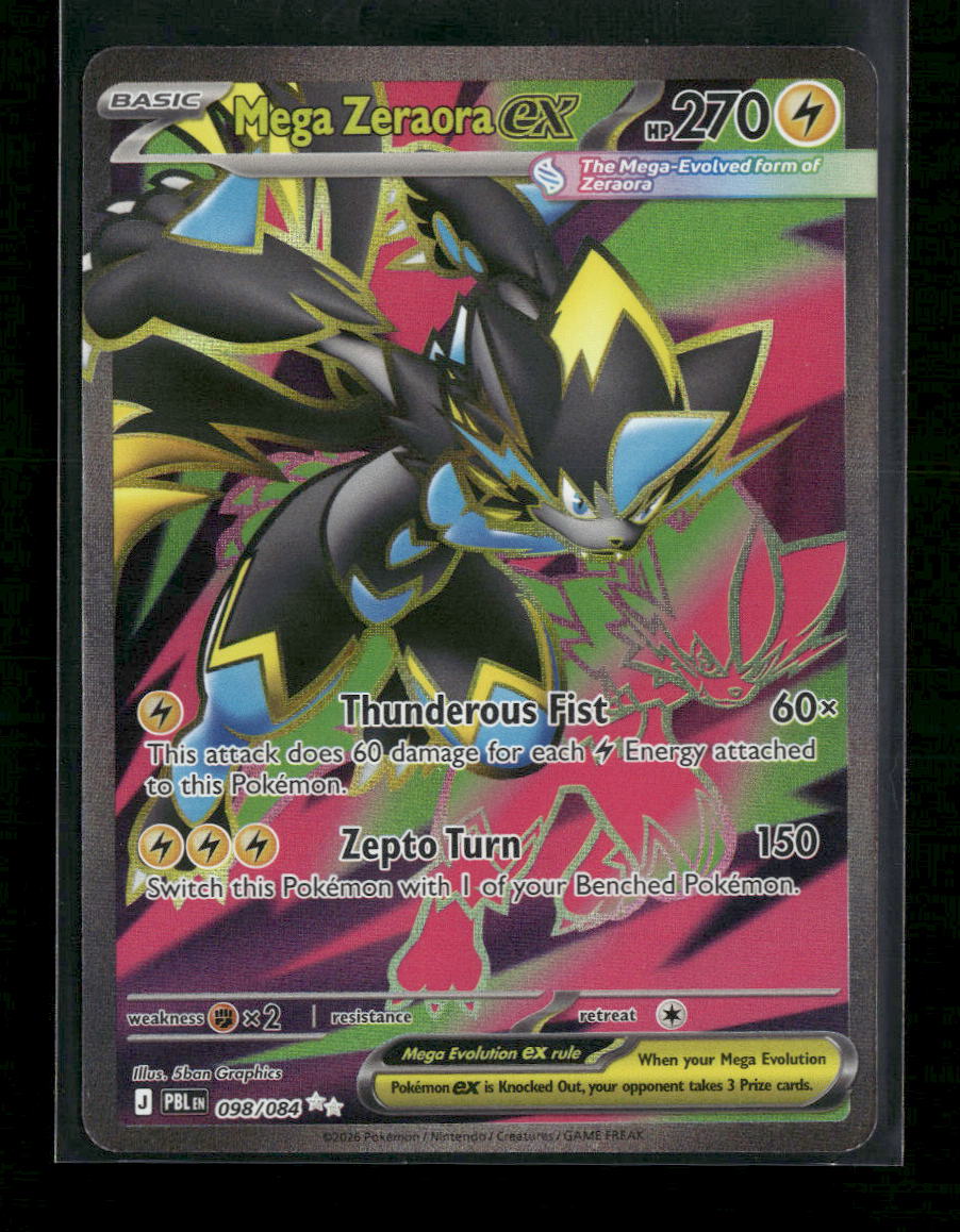 ME05: Pitch Black Mega Zeraora ex #098/084