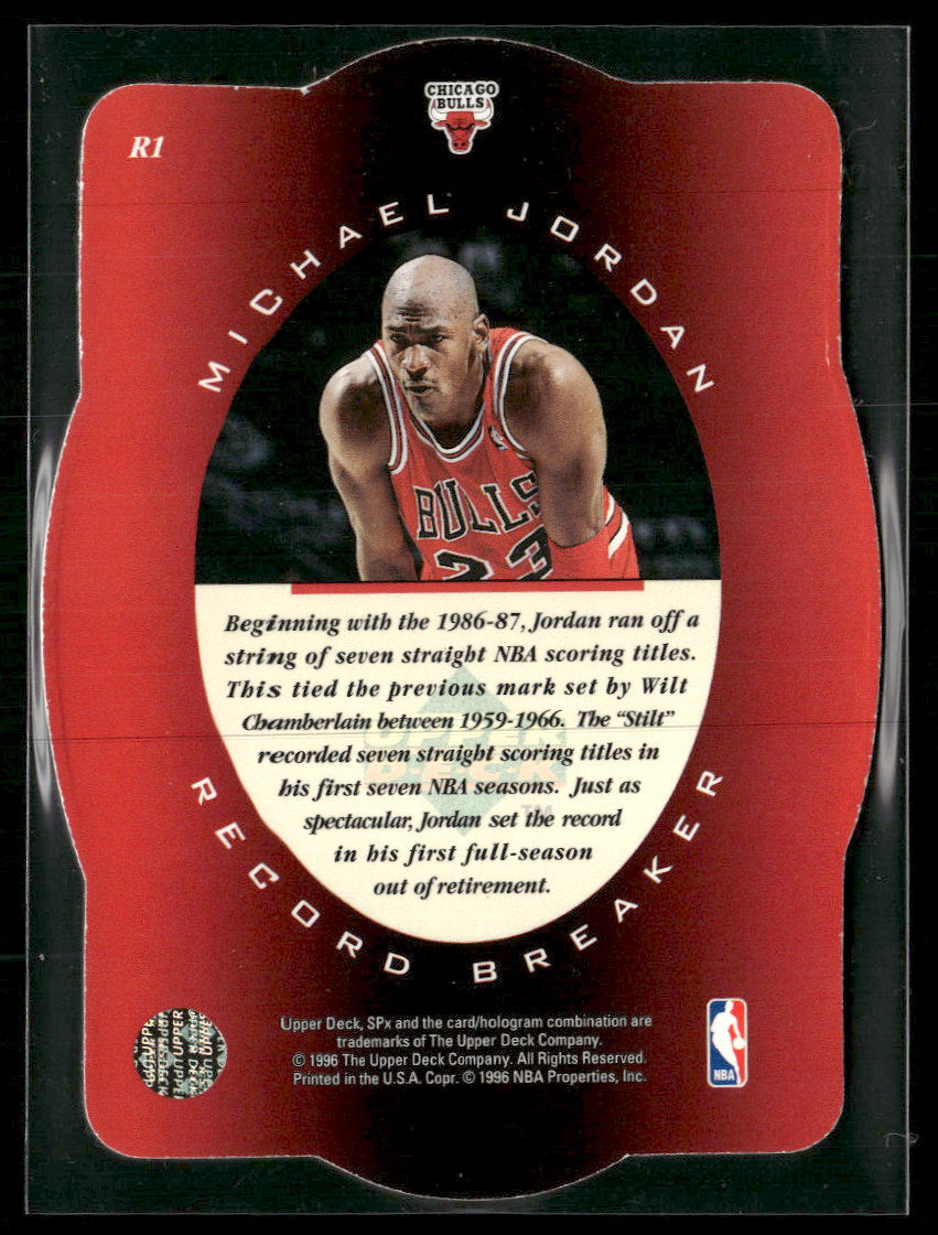 1996 SPx Michael Jordan RB #R1