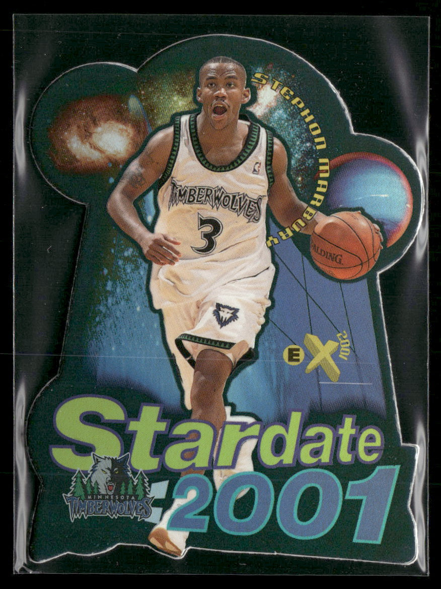 1997-98 E-X2001 Star-Date-2001 Stephon Marbury #9 SD