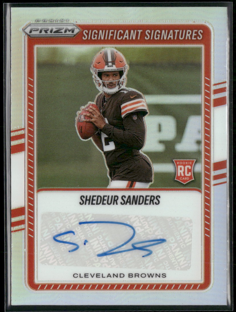 2025 Panini Prizm Significant Signatures Shedeur Sanders AU #SSI-SSS